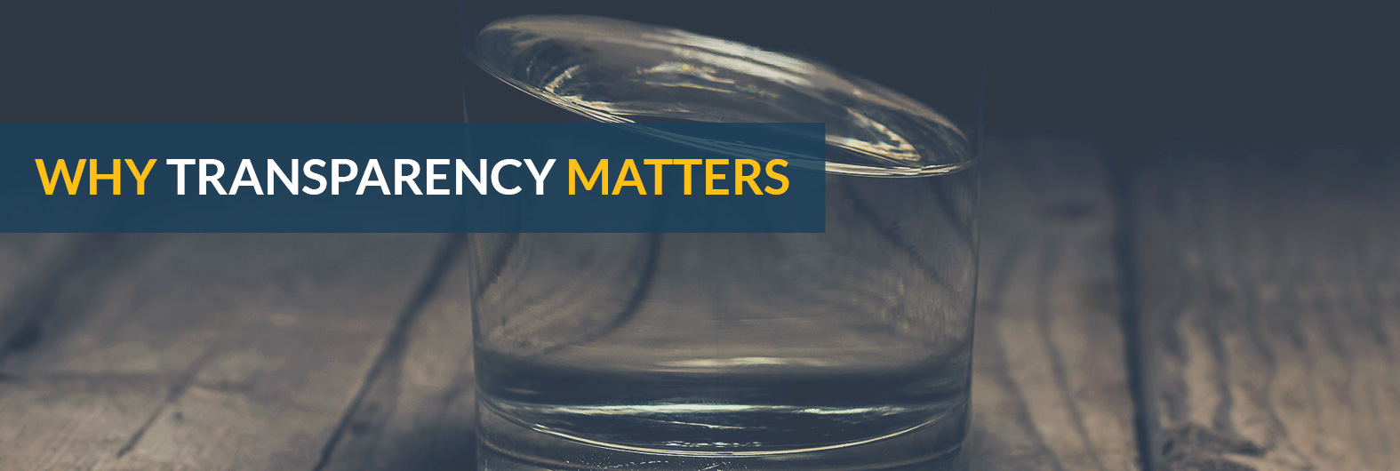 Why Transparency Matters